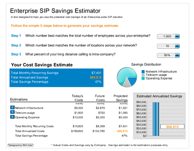 Try the new SIP savings calculator from XO Communications